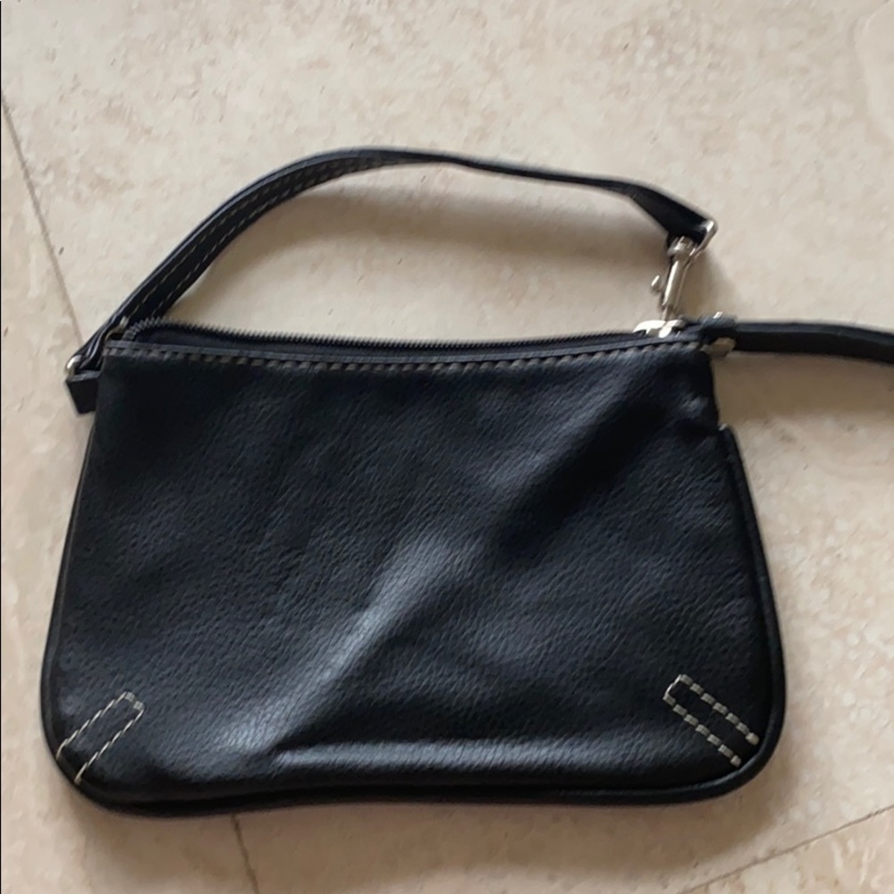Small Black Wristlet